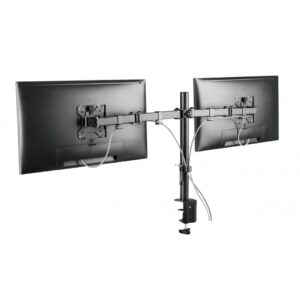 Support Dual Mécanique Pour 2 Écrans de 13″ à 32″ Rotation 360°